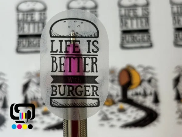 لیبل شیشه ای